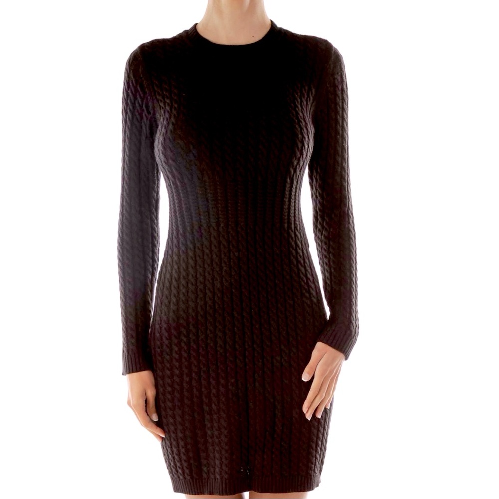 Calvin Klein | Cable Knit Bodycon Sweater Dress